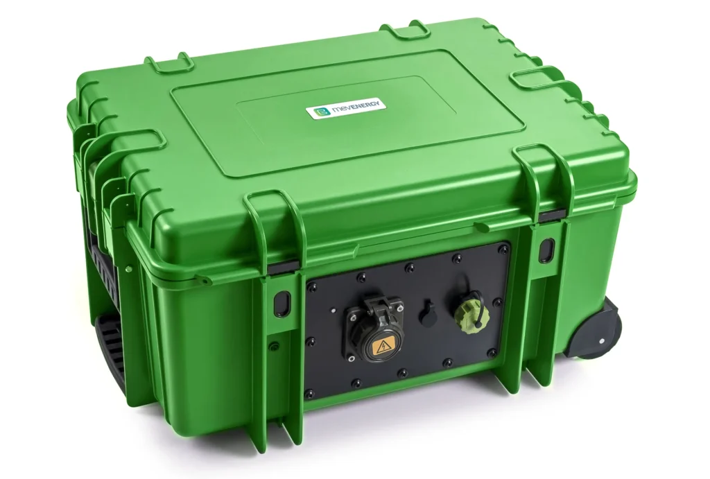 Energiekoffer grün